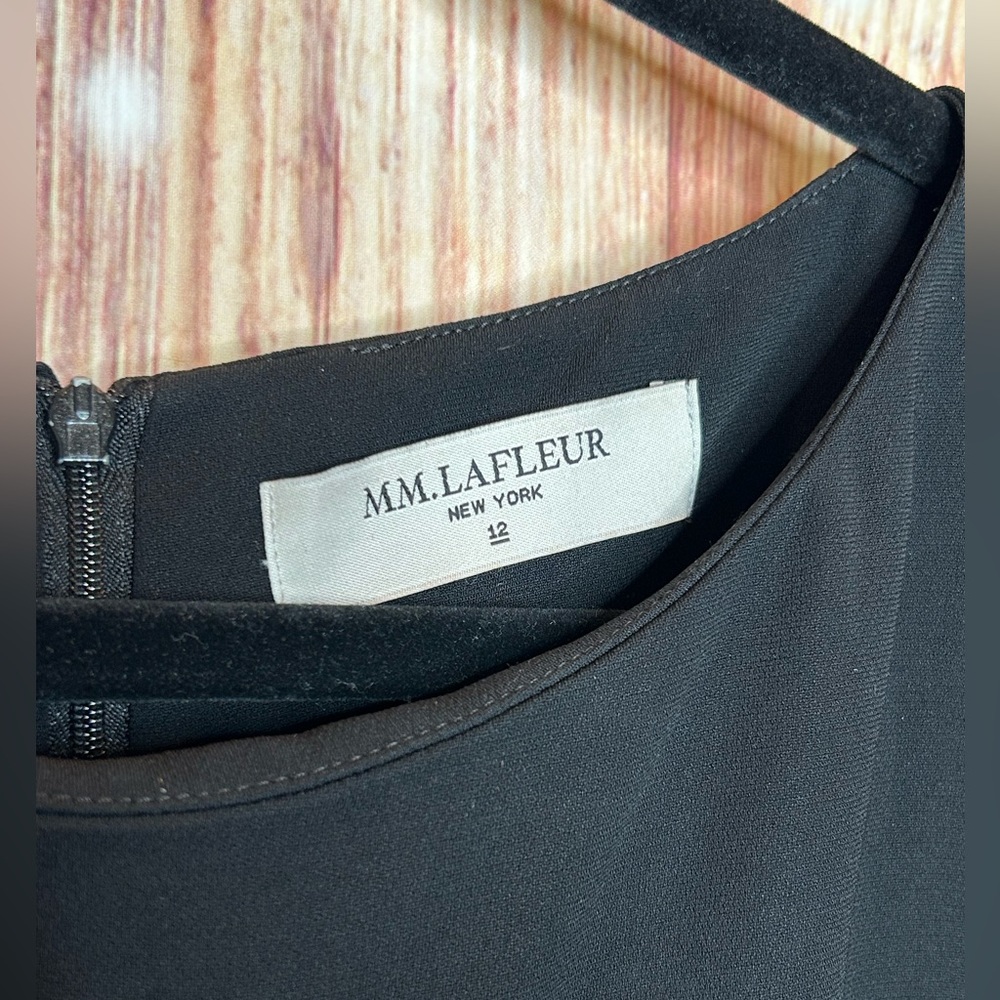 M. M. LaFleur The Sarah Black Dress Size 12 Structured. Perfect for Career - Picture 4 of 8